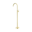 An image of Nero Tapware Mecca Freestanding Bath Mixer Brushed Gold