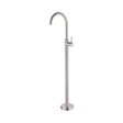 An image of Nero Tapware Mecca Freestanding Bath Mixer Brushed Nickel