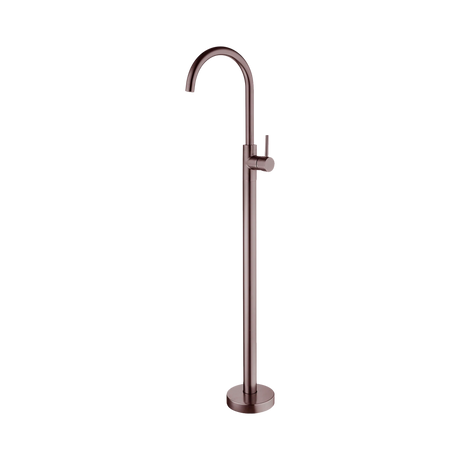 An image of Nero Tapware Mecca Freestanding Bath Mixer Brushed Bronze