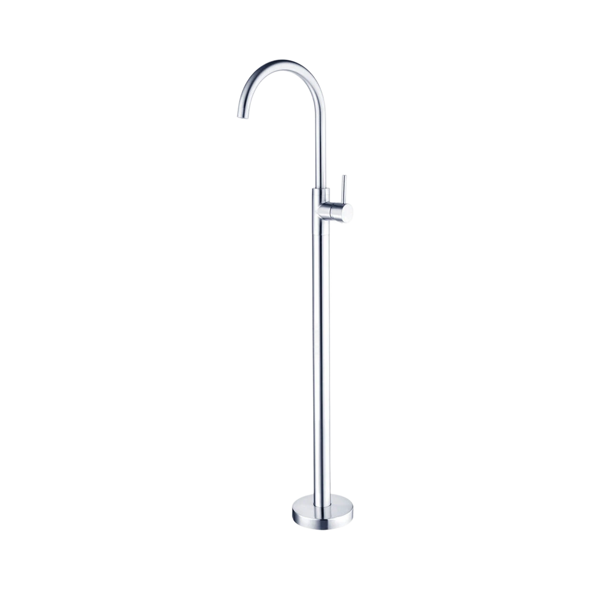 An image of Nero Tapware Mecca Freestanding Bath Mixer Chrome