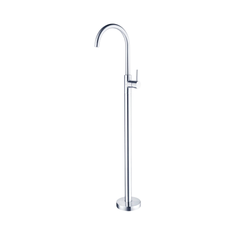 An image of Nero Tapware Mecca Freestanding Bath Mixer Chrome