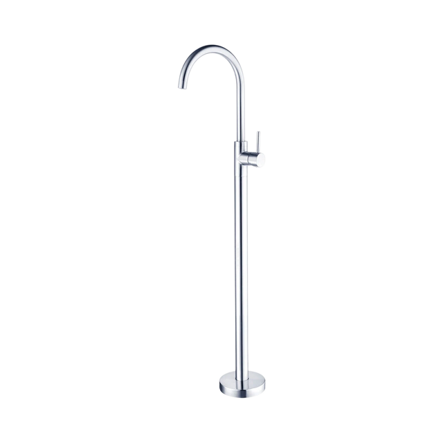 An image of Nero Tapware Mecca Freestanding Bath Mixer Chrome