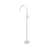 An image of Nero Tapware Mecca Freestanding Bath Mixer Matte White