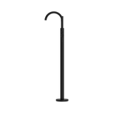 An image of Nero Tapware Mecca Round Freestanding Mixer With Hand Shower Matte Black