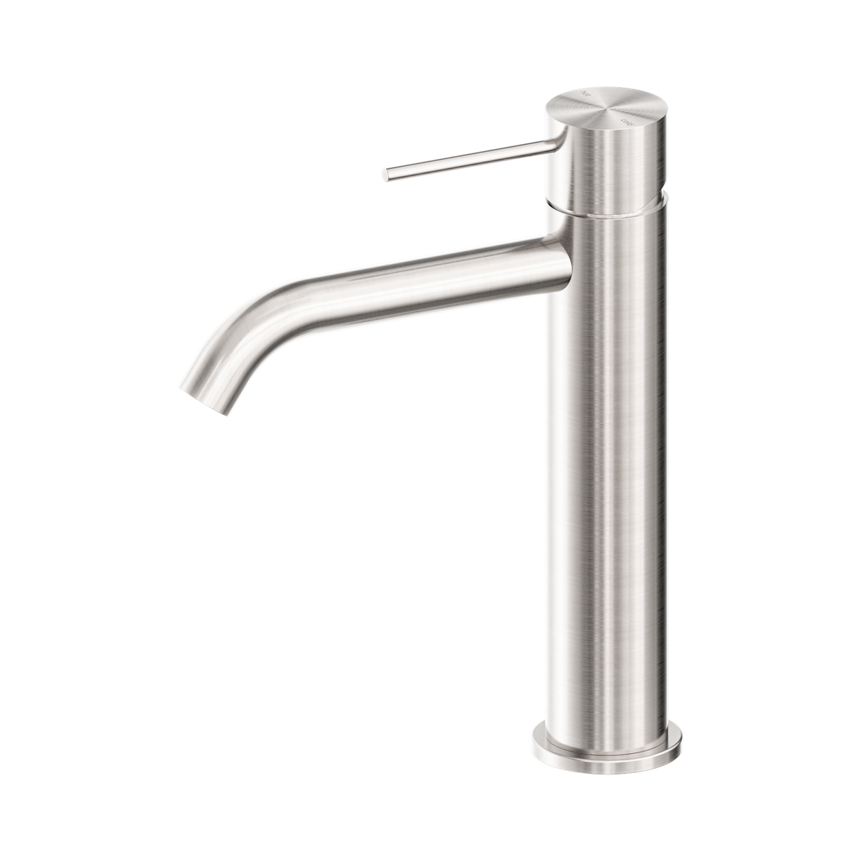 An image of Nero Tapware Mecca Mid Tall Basin Mixer Brushed Nickel