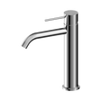 An image of Nero Tapware Mecca Mid Tall Basin Mixer Chrome