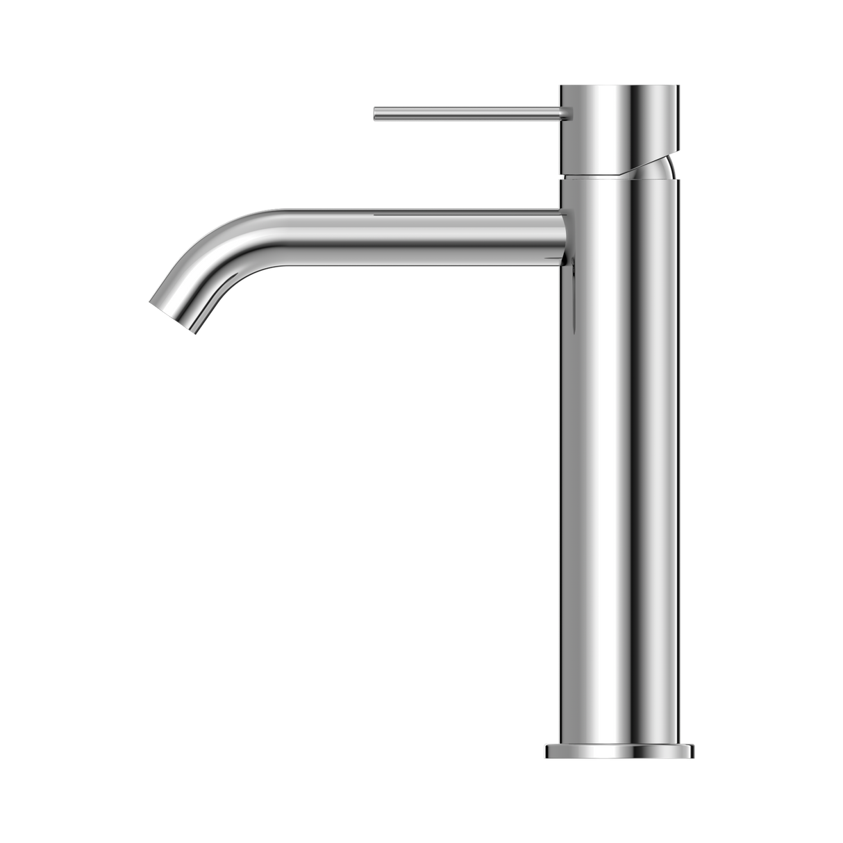 An image of Nero Tapware Mecca Mid Tall Basin Mixer Chrome