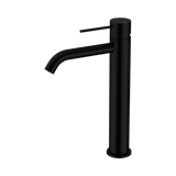 An image of Nero Tapware Mecca Tall Basin Mixer Matte Black