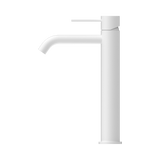 An image of Nero Tapware Mecca Tall Basin Mixer Matte White