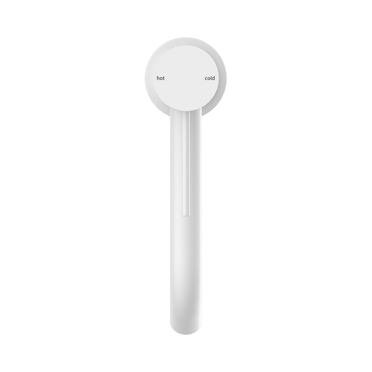 An image of Nero Tapware Mecca Tall Basin Mixer Matte White