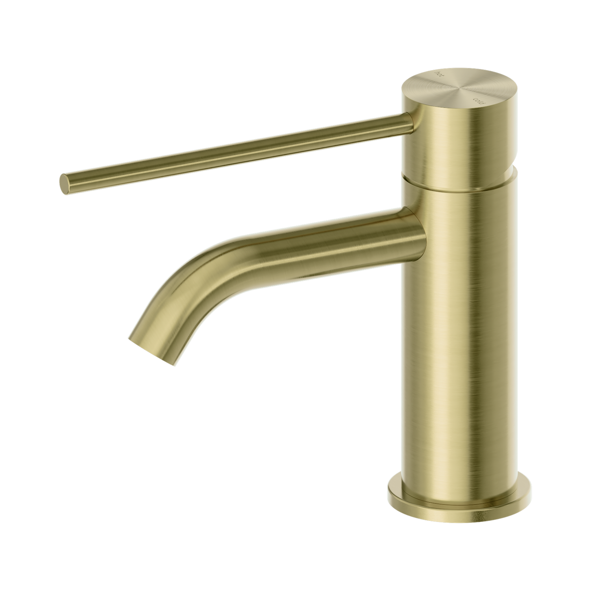 An image of Nero Tapware Mecca Care Basin Mixer Brushed Gold