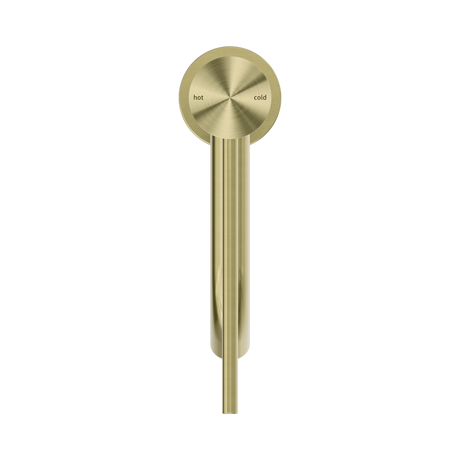 An image of Nero Tapware Mecca Care Basin Mixer Brushed Gold