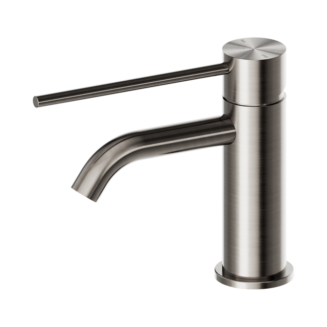 An image of Nero Tapware Mecca Care Basin Mixer Brushed Nickel