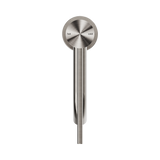 An image of Nero Tapware Mecca Care Basin Mixer Brushed Nickel