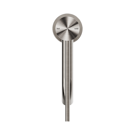 An image of Nero Tapware Mecca Care Basin Mixer Brushed Nickel