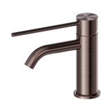 An image of Nero Tapware Mecca Care Basin Mixer Brushed Bronze