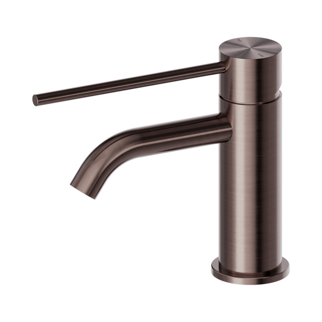 An image of Nero Tapware Mecca Care Basin Mixer Brushed Bronze