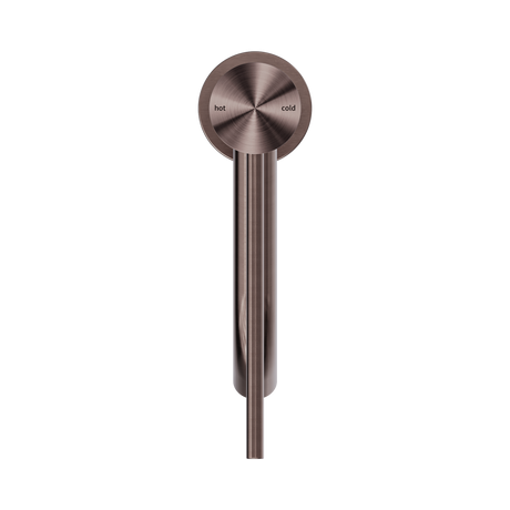 An image of Nero Tapware Mecca Care Basin Mixer Brushed Bronze