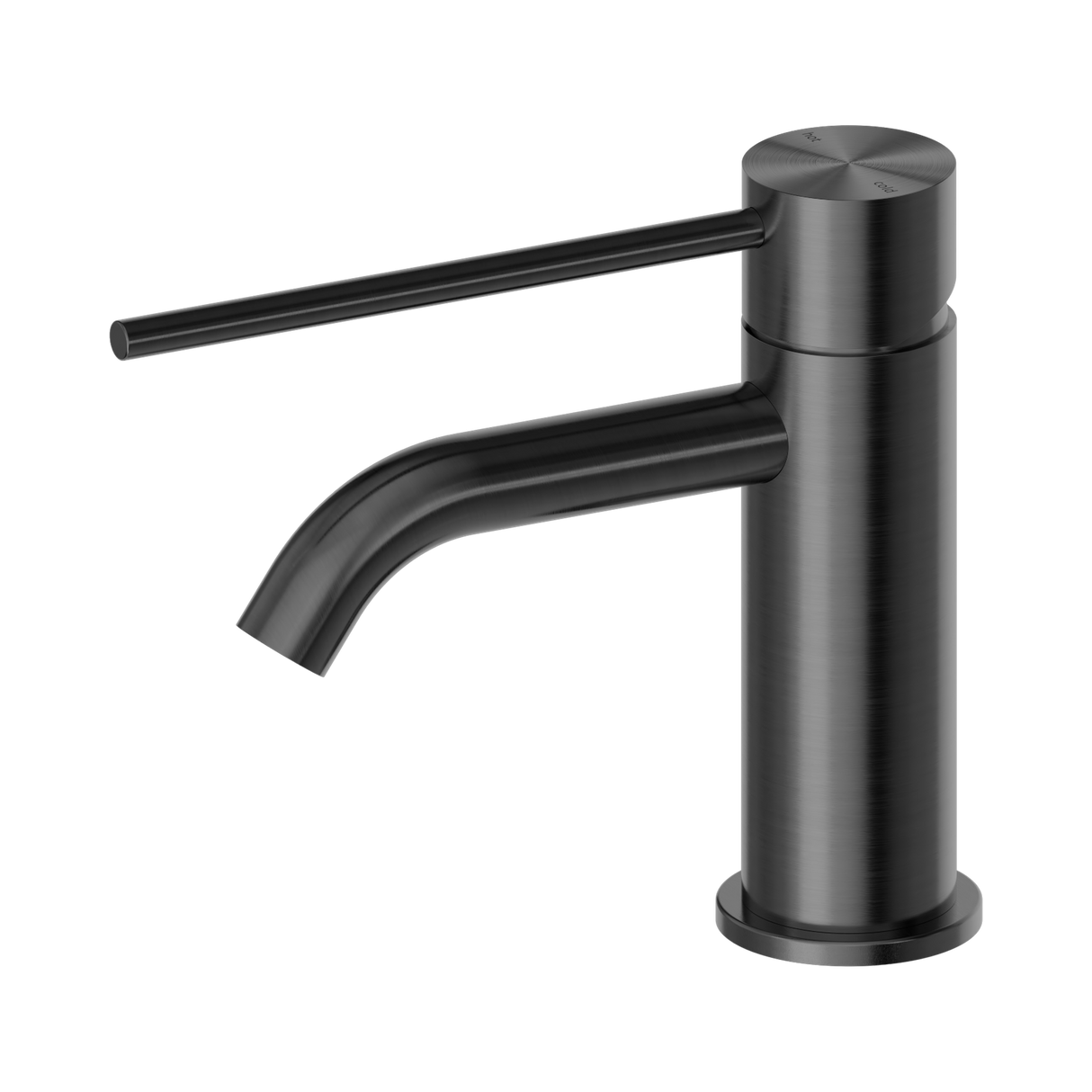 An image of Nero Tapware Mecca Care Basin Mixer Gun Metal