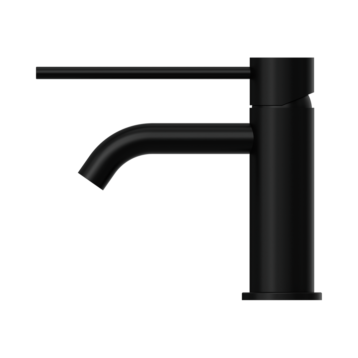 An image of Nero Tapware Mecca Care Basin Mixer Matte Black