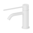 An image of Nero Tapware Mecca Care Basin Mixer Matte White