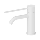 An image of Nero Tapware Mecca Care Basin Mixer Matte White