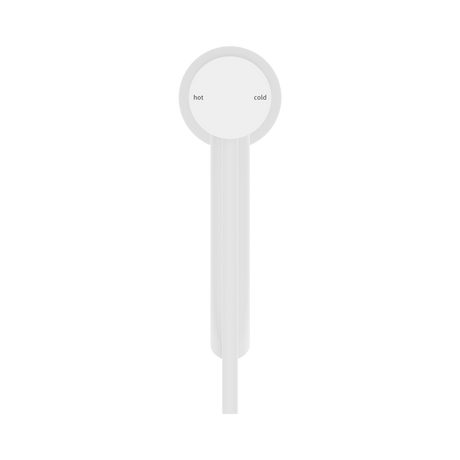 An image of Nero Tapware Mecca Care Basin Mixer Matte White