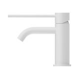 An image of Nero Tapware Mecca Care Basin Mixer Matte White