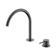 An image of Nero Tapware Mecca Hob Bath/Kitchen Mixer Set Arc Spout Gun Metal