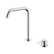 An image of Nero Tapware Mecca Hob Bath/Kitchen Mixer Set Edge Spout Chrome