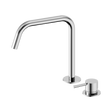 An image of Nero Tapware Mecca Hob Bath/Kitchen Mixer Set Edge Spout II Chrome