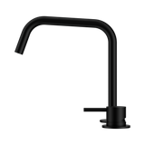 An image of Nero Tapware Mecca Hob Bath/Kitchen Mixer Set Edge Spout II Matte Black