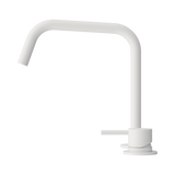 An image of Nero Tapware Mecca Hob Bath/Kitchen Mixer Set Edge Spout II Matte White