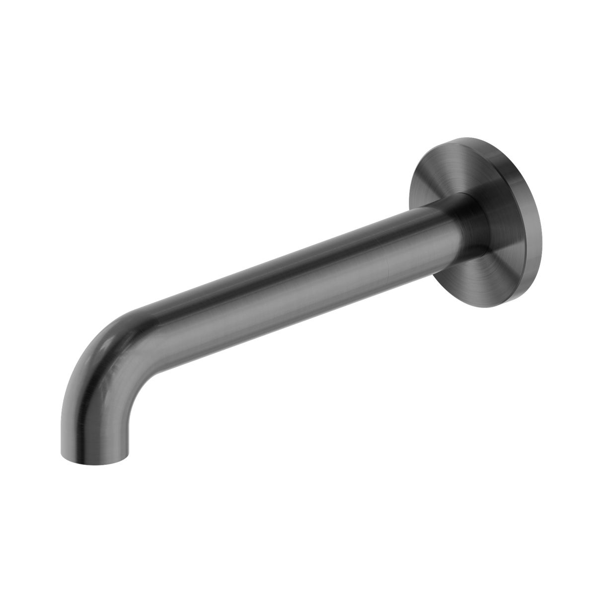 An image of Nero Tapware Mecca Basin/Bath Spout Only 120mm Graphite