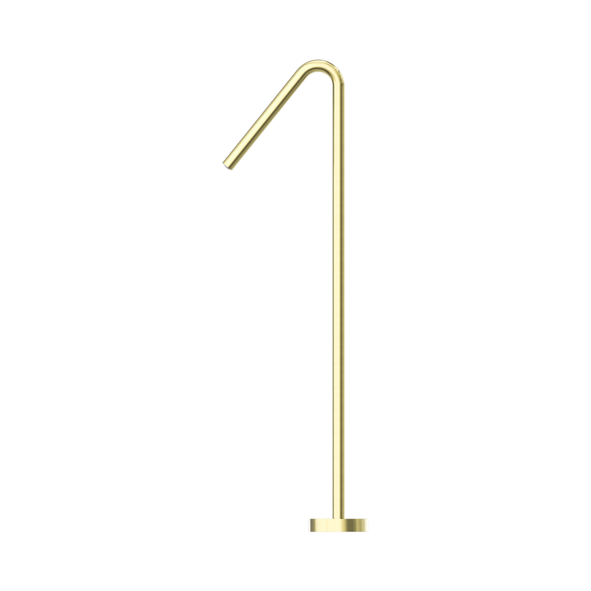 An image of Nero Tapware Mecca Freestanding Bath Spout Only Brushed Gold