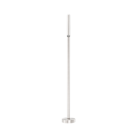 An image of Nero Tapware Mecca Freestanding Bath Spout Only Brushed Nickel