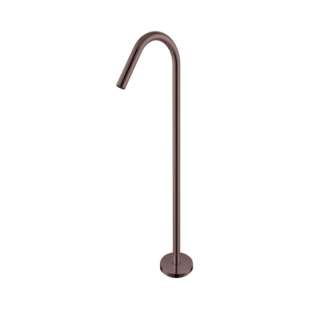 An image of Nero Tapware Mecca Freestanding Bath Spout Only Brushed Bronze