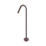 An image of Nero Tapware Mecca Freestanding Bath Spout Only Brushed Bronze