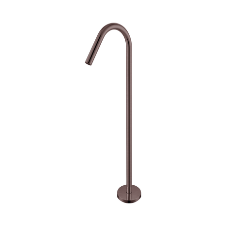 An image of Nero Tapware Mecca Freestanding Bath Spout Only Brushed Bronze