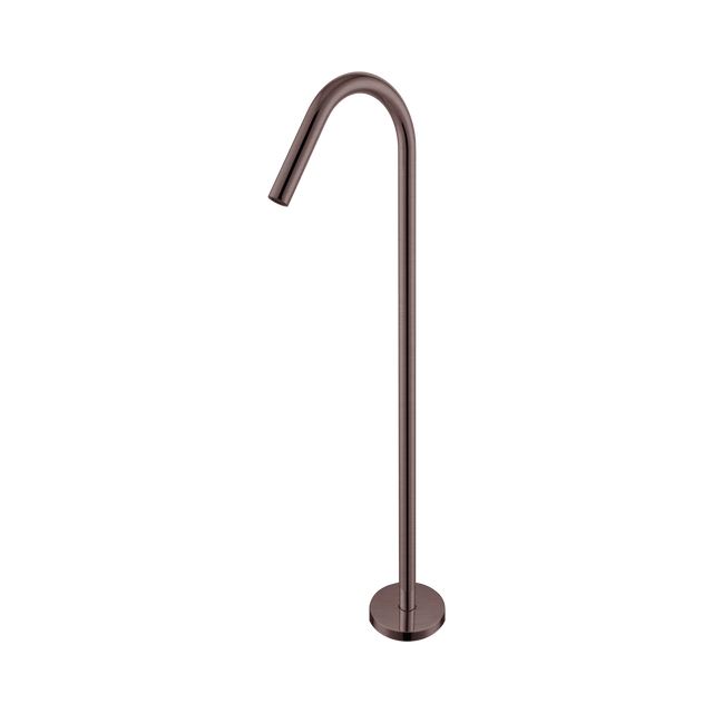 An image of Nero Tapware Mecca Freestanding Bath Spout Only Brushed Bronze