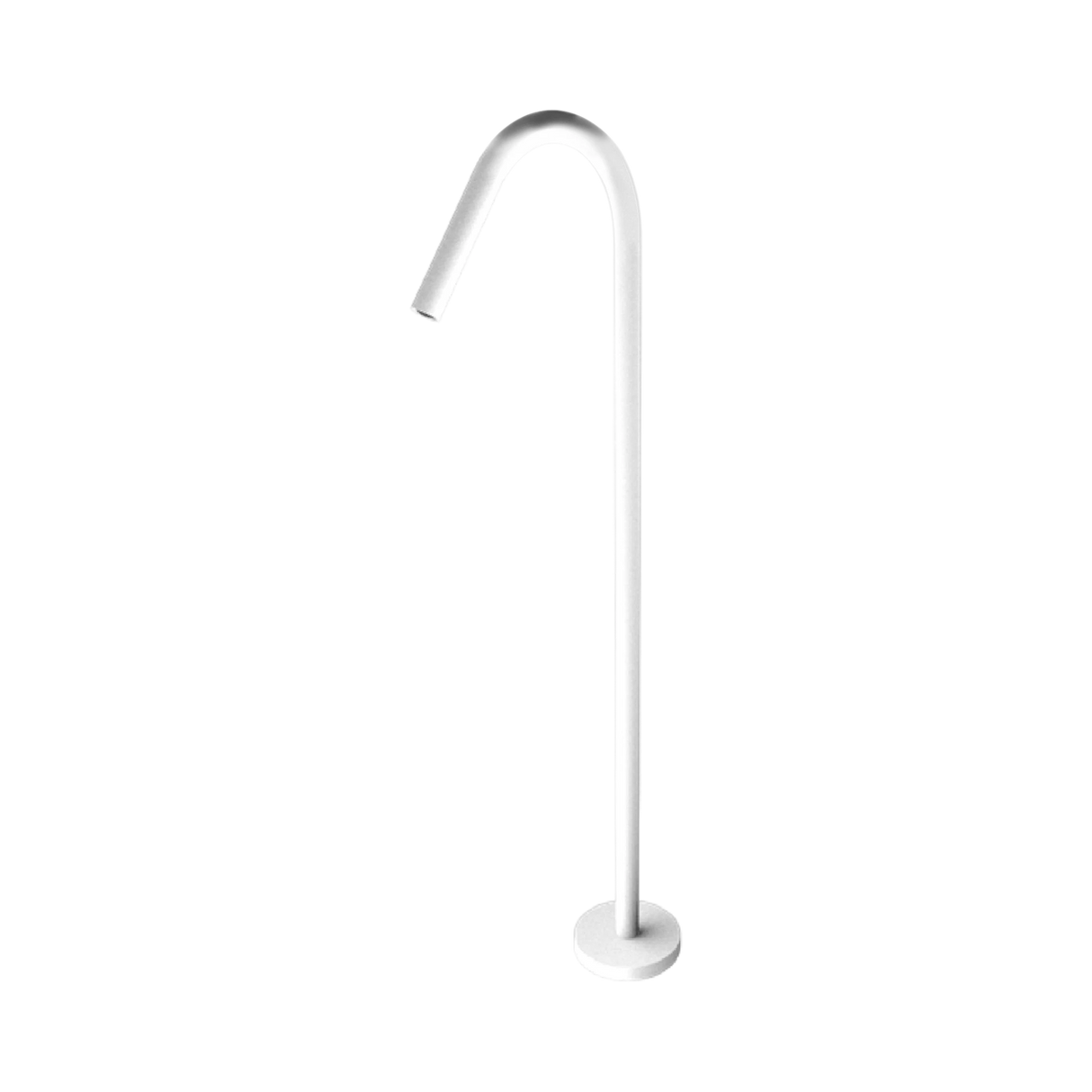 An image of Nero Tapware Mecca Freestanding Bath Spout Only Matte White