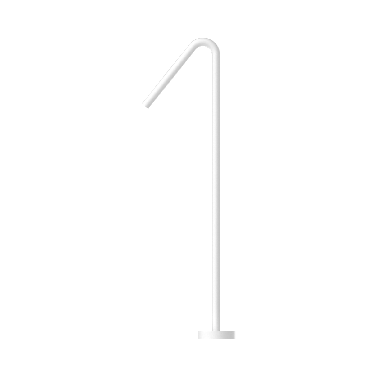 An image of Nero Tapware Mecca Freestanding Bath Spout Only Matte White