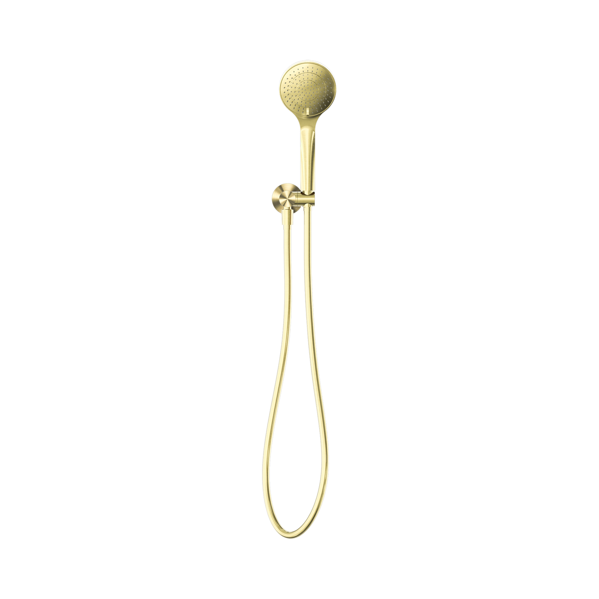 An image of Nero Tapware Mecca Shower On Bracket With Air Shower Brushed Gold