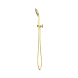 An image of Nero Tapware Mecca Shower On Bracket With Air Shower Brushed Gold