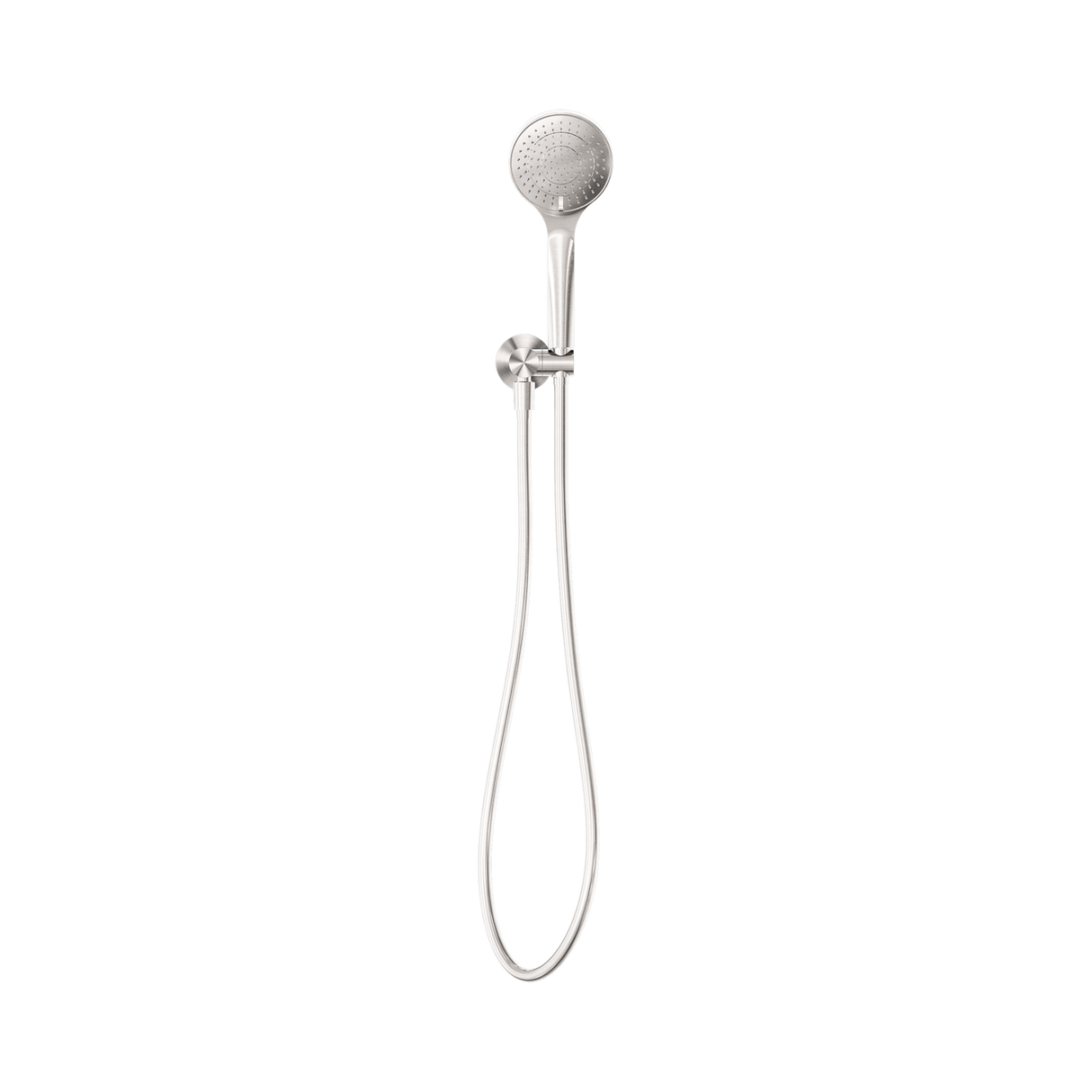 An image of Nero Tapware Mecca Shower On Bracket With Air Shower Brushed Nickel