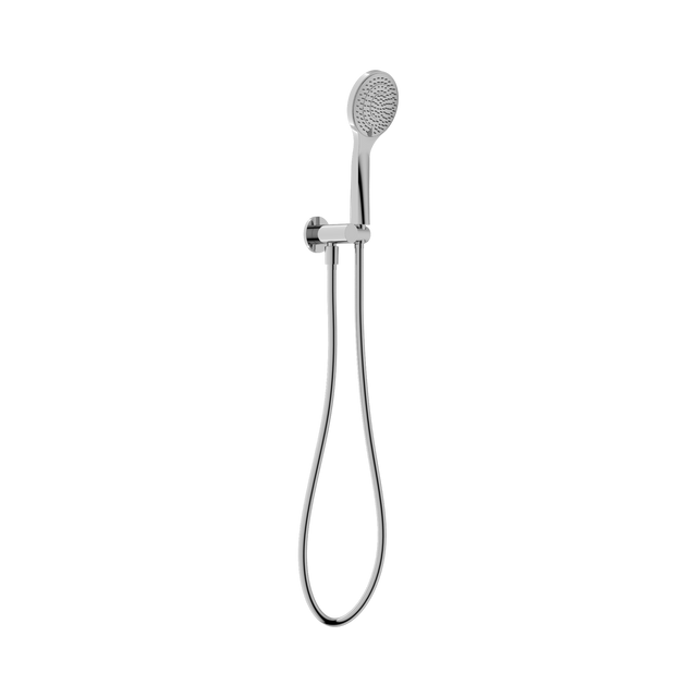 An image of Nero Tapware Mecca Shower On Bracket With Air Shower Chrome
