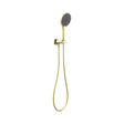 An image of Nero Tapware Mecca Shower On Bracket With Air Shower II Brushed Gold