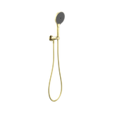 An image of Nero Tapware Mecca Shower On Bracket With Air Shower II Brushed Gold