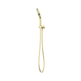 An image of Nero Tapware Mecca Shower On Bracket With Air Shower II Brushed Gold