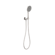 An image of Nero Tapware Mecca Shower On Bracket With Air Shower II Brushed Nickel